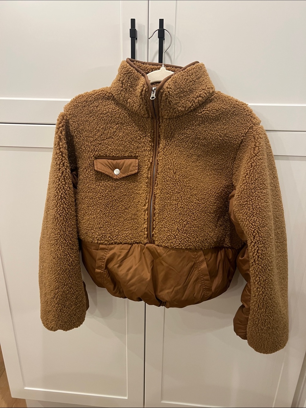 Frame fleece pullover jacket